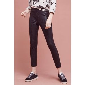 Anthropologie The Essential Foil Print Skinny Pant Size 4 Jacquard
